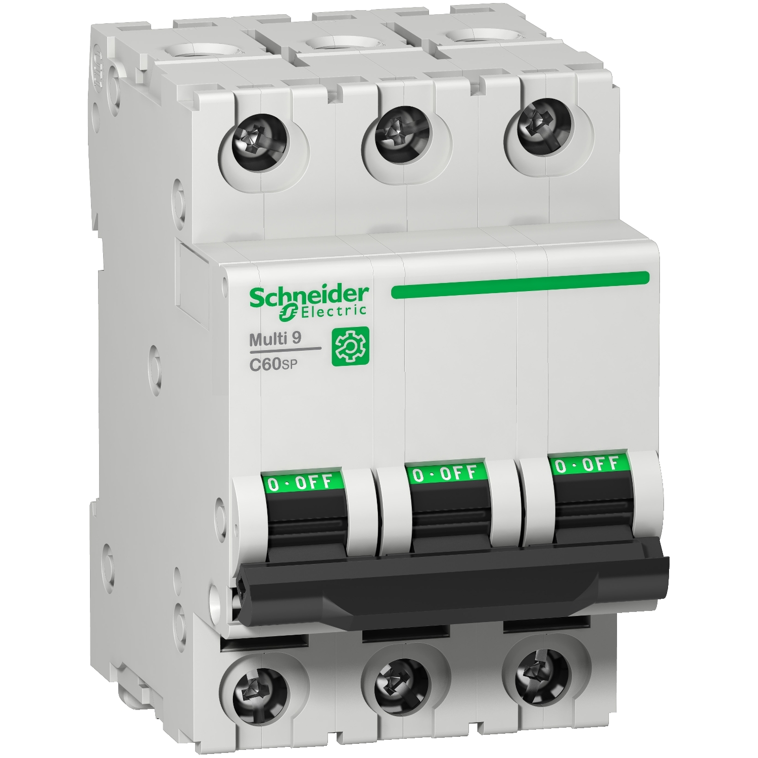 Schneider Electric Supplementary Thermal Magnetic Circuit Breaker; 3-Pole; 40A; 480Y/277VAC/60VDC; Lever; Box Lug Terminal; D Trip Curve; UL 1077